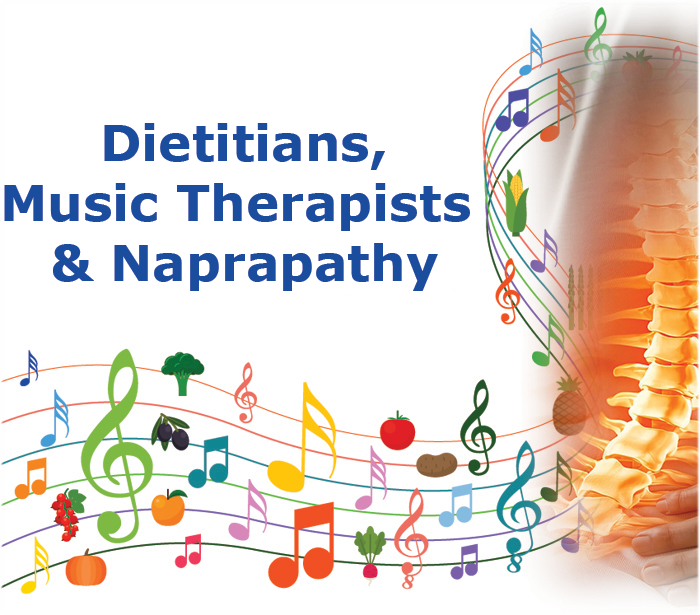 Dietitians, Music Therapists & Naprapathy